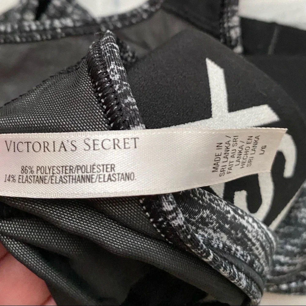 Victoria’s Secret Sport Gray and Black Low Support Sports Bra - Picture 6 of 6